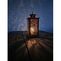Lille Lanterne i cortenst�l-Lumina 