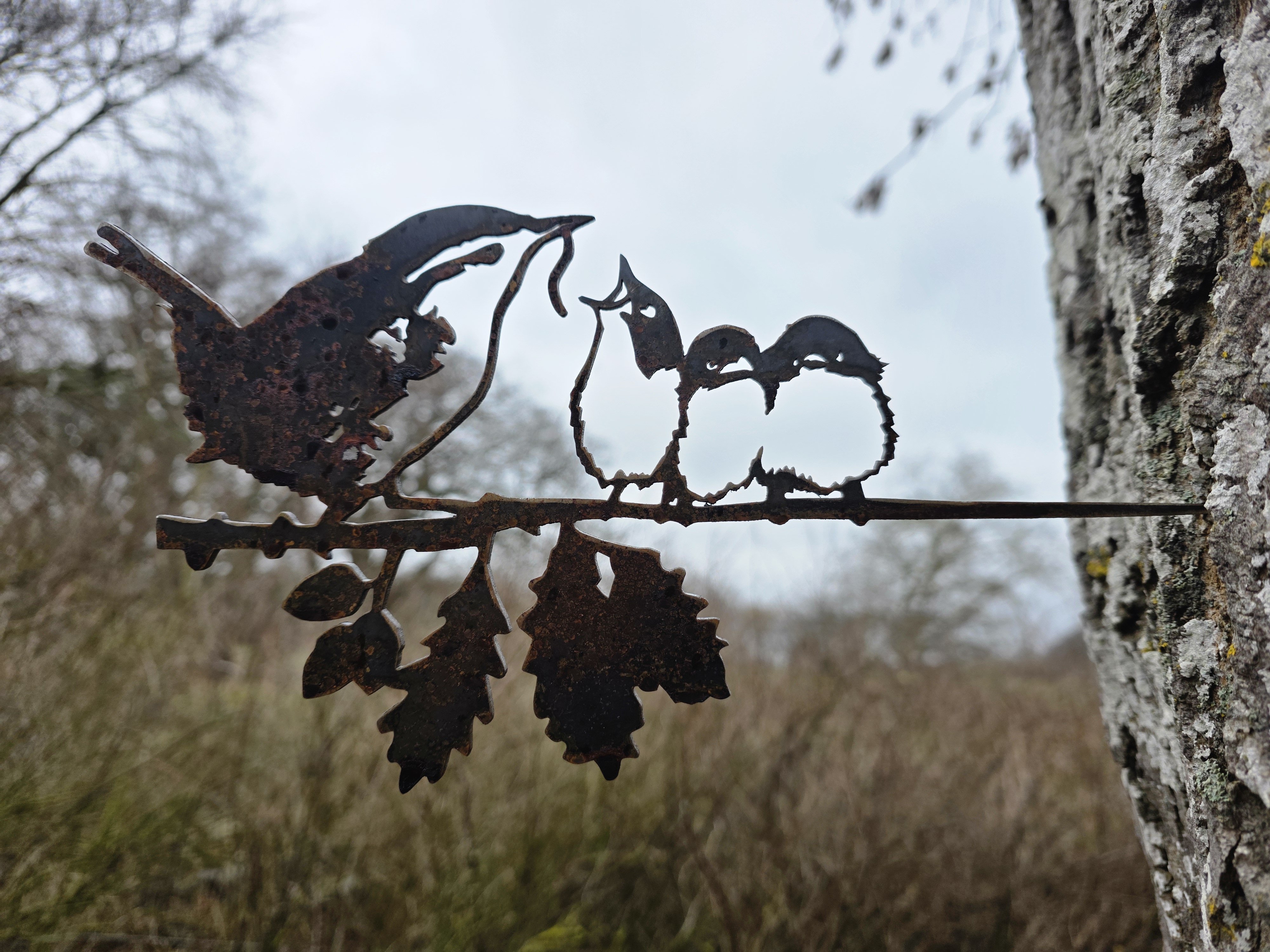 G�rdesmutte med unger