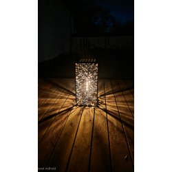 Lanterne i cortenst�l-Bladlys