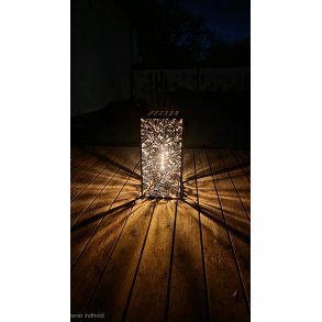 Lanterne i cortenst�l-Bladlys