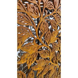 Lanterne i cortenst�l-Bladlys