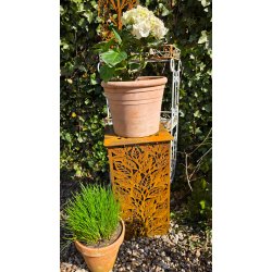 Lanterne i cortenst�l-L�vlys