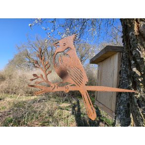 Silkehale i cortenst�l