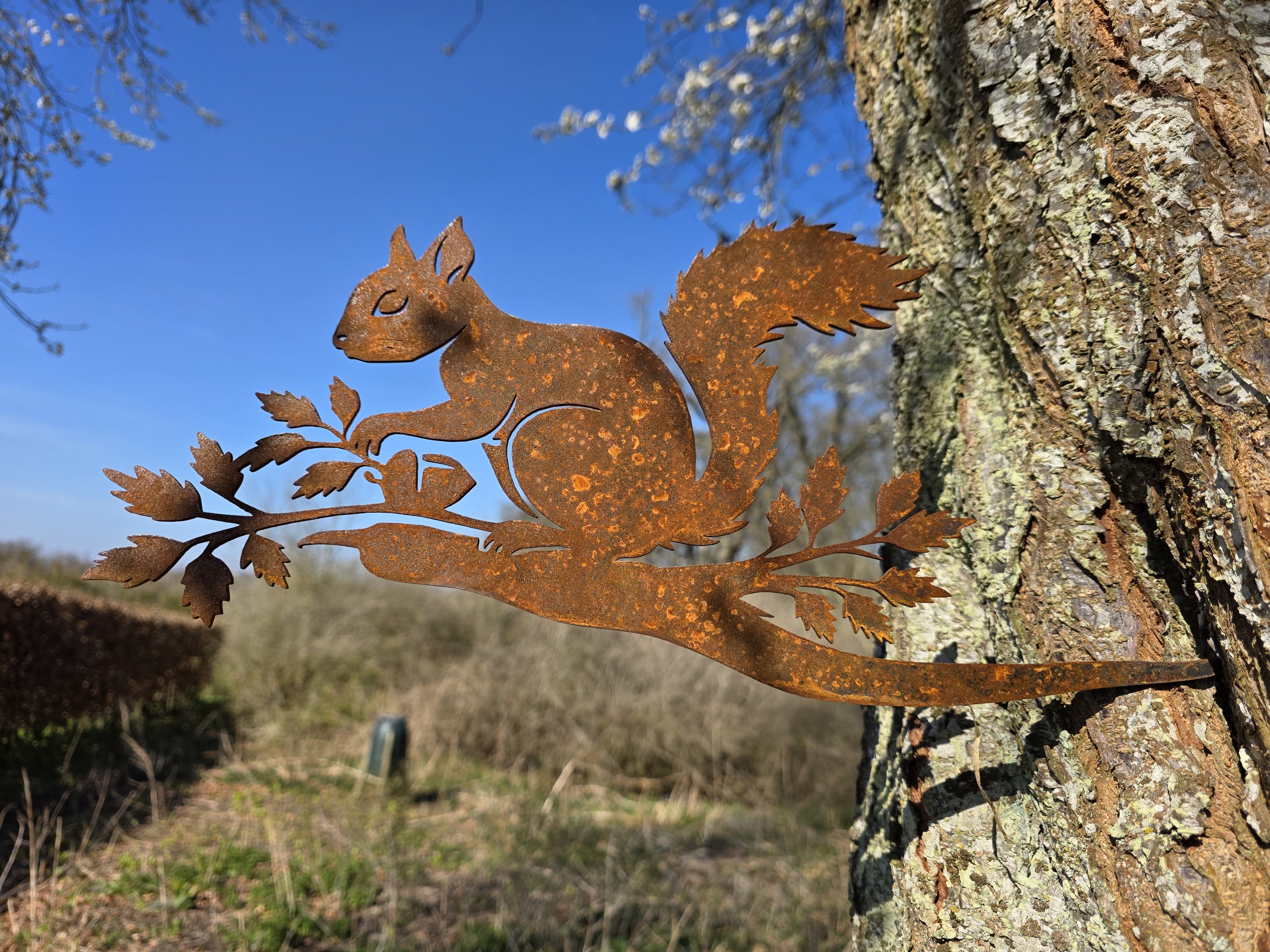 Egern i cortenst�l