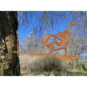 Bl�mejse i cortenst�l