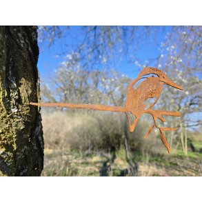 Isfugl i cortenst�l